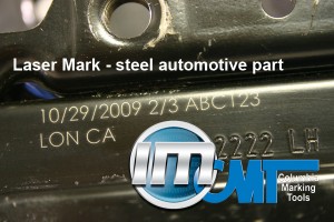Laser Mark of Automotive Seat Track