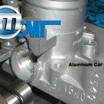 Aluminum Car Part Marked With Air Impact Marker