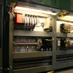 Laser Marking Machine - Back Control Panel Open & Lighted