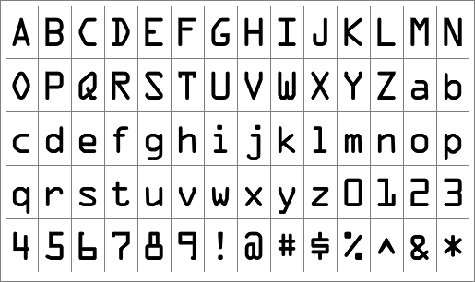 ocr font